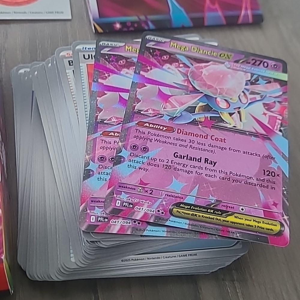 Pokemon Mega Diancie Battle Deck NO PROMO OR COIN - Picture 2 of 6